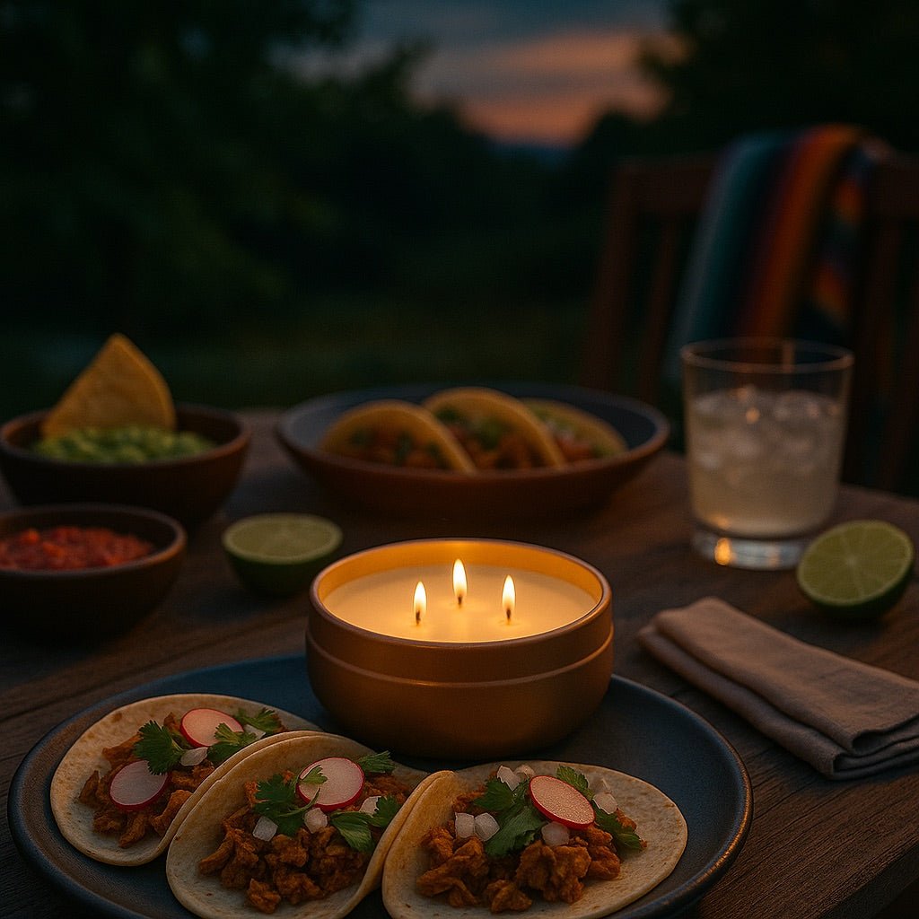 Taco Tuesday — a lively, spontaneous fragrance designed to bring fun, warmth, and vibrant energy to any space.