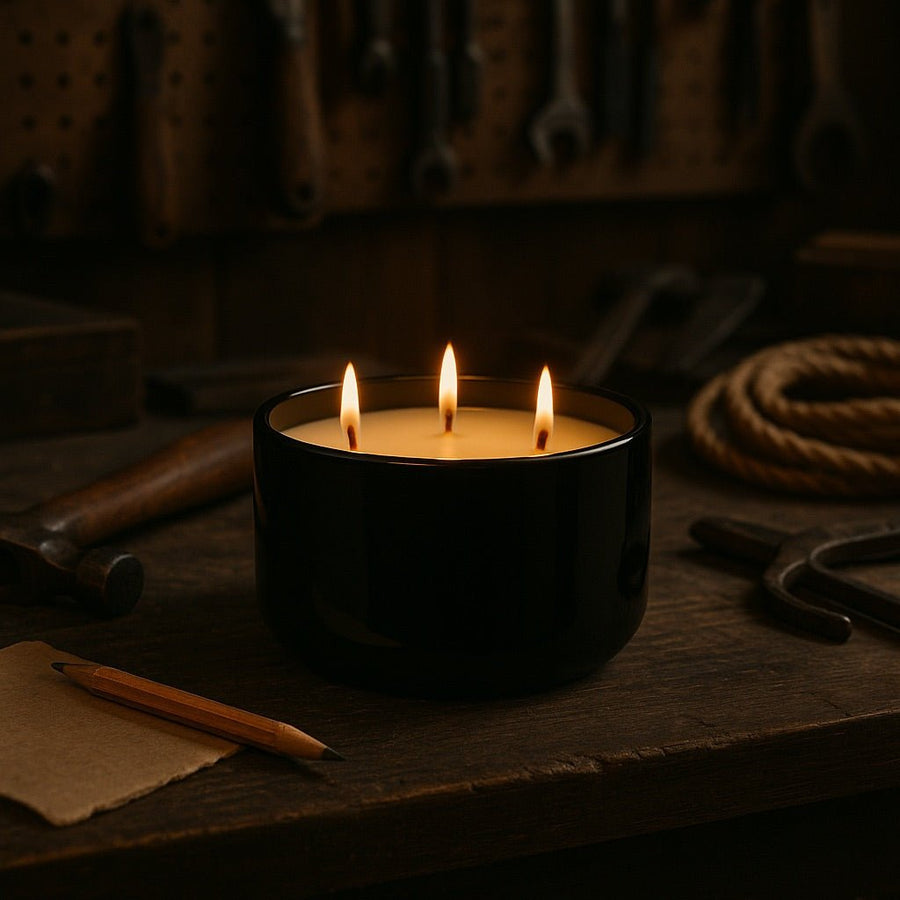 Craftsman — oakmoss, teakwood, and subtle tobacco leaf elevated with a touch of amber.